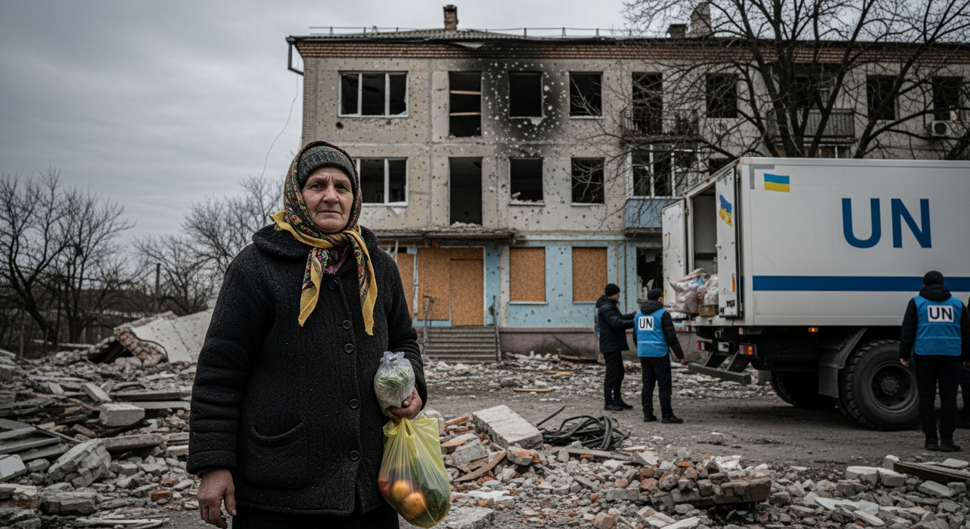 UN: Life Near Ukraine's Front Lines a Fight for Survival