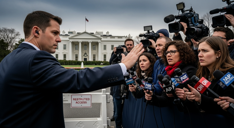 White House Restricts Media Access, Citing Security Concerns