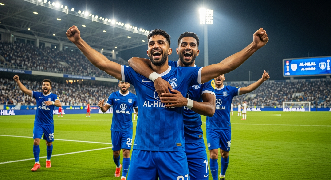 Al-Hilal Triumphs Over Al-Shabab, Intensifying Pressure on Al-Nassr