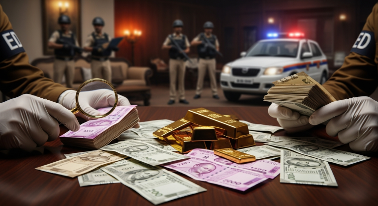 ED's Crackdown on Inter-State Drug Racket: Raids in 4 States, Assets Seized