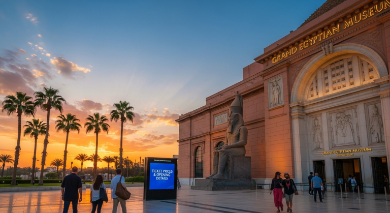 Grand Egyptian Museum: Ticket Prices & Opening Details