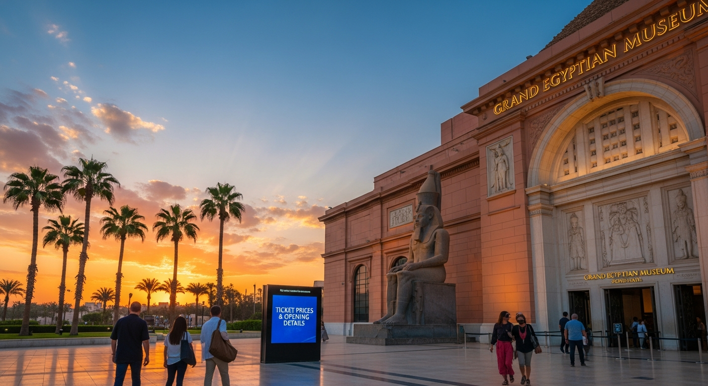 Grand Egyptian Museum: Ticket Prices & Opening Details