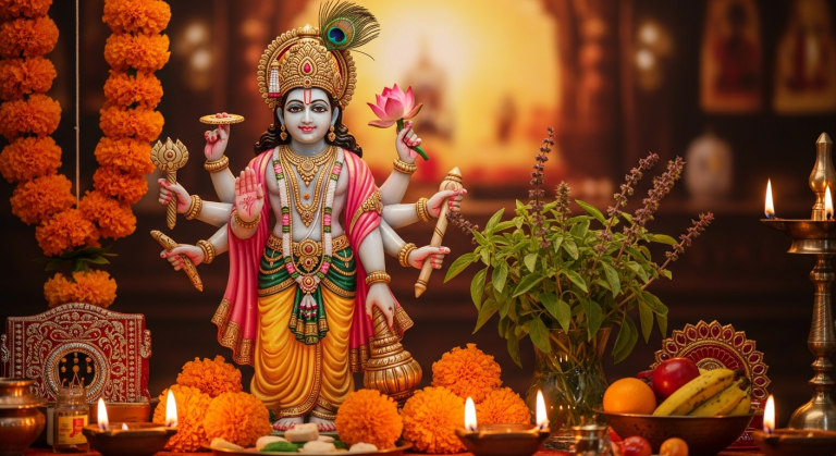 Dev Uthani Ekadashi: The Sacred Katha and Lord Vishnu's Blessings