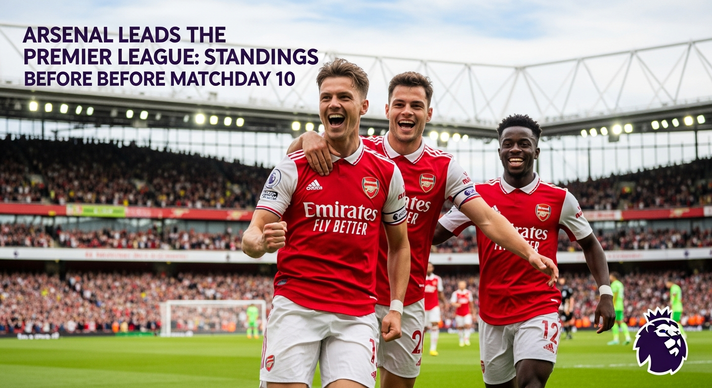 Arsenal Leads Premier League: Standings Before Matchday 10