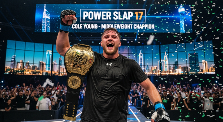 Power Slap 17 in Riyadh: Cole Young Wins Middleweight Title