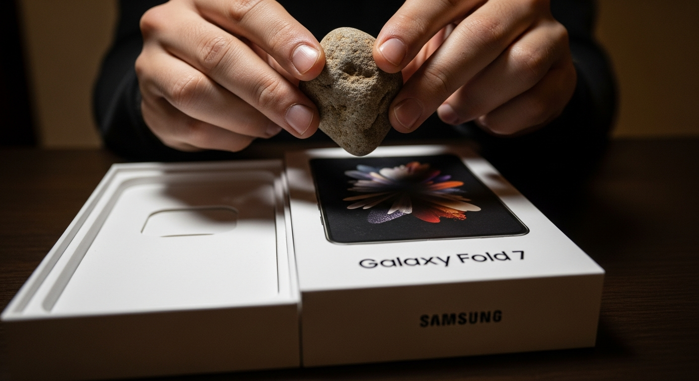 Online Fraud Alert: Buyer Receives Stone Instead of Samsung Galaxy Fold 7