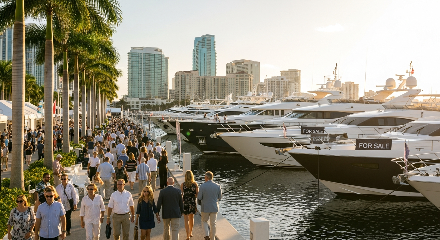 Fort Lauderdale's Boat Show: Yachts Attract, Real Estate Sells