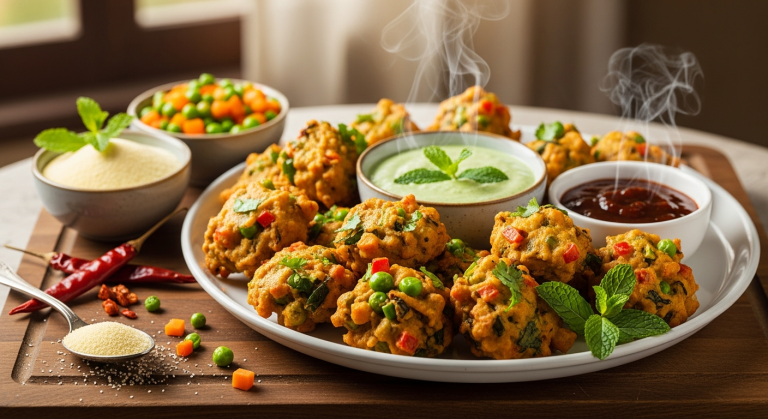 Warm Up Your Winter: Mix Veg Suji Pakoda Recipe