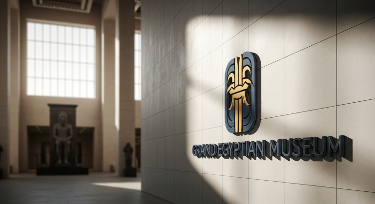 Tarek Atrissi Designs Visual Identity for the Grand Egyptian Museum