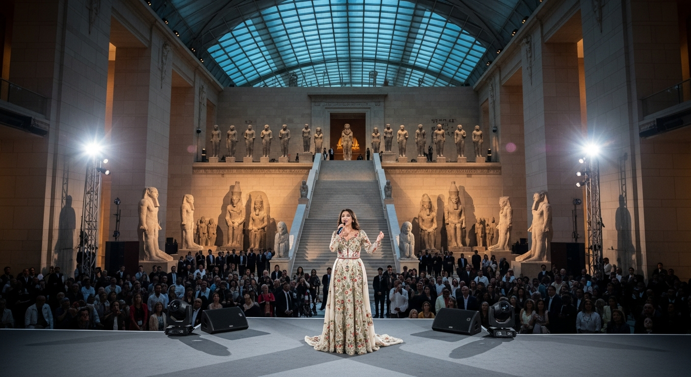 Elissa Celebrates the Grand Egyptian Museum's Opening