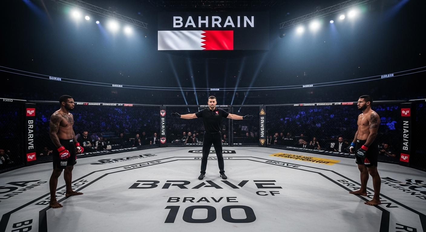 Bahrain Gears Up for Historic BRAVE 100 MMA Championship