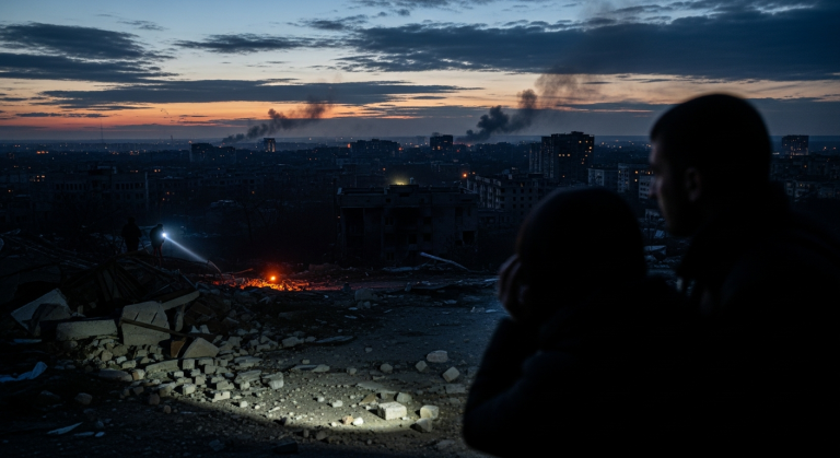 Russian Strikes in Ukraine Claim Lives, Cause Widespread Blackouts