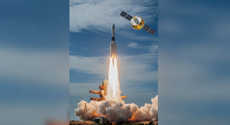 India's 'Bahubali' Rocket Launches Satellite for Navy, Boosting Surveillance