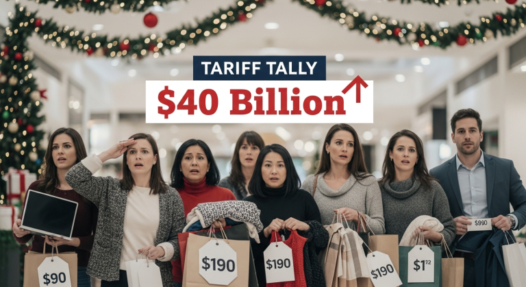 Trump Tariffs: Holiday Shoppers Face $40 Billion in Added Costs