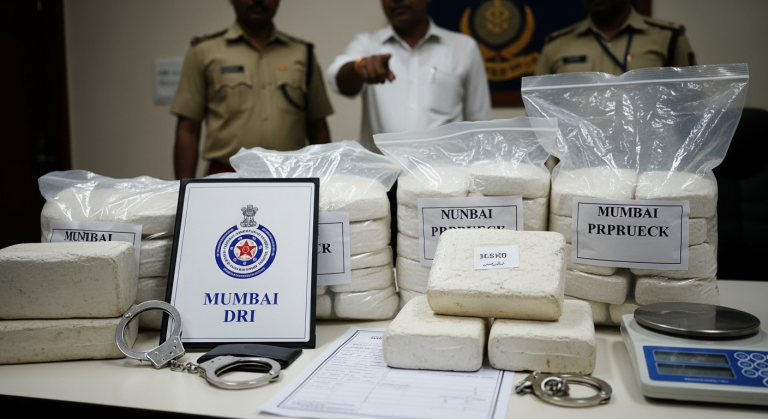 Mumbai DRI Bust: ₹42 Crore Drug Seizure at Airport, 2 Arrested