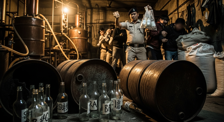 Bokaro Bust: Fake Liquor Factory Uncovered, 11 Arrested in Jharkhand