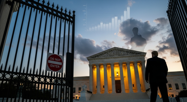 Trump Skips Supreme Court Hearing on Trade Tariffs