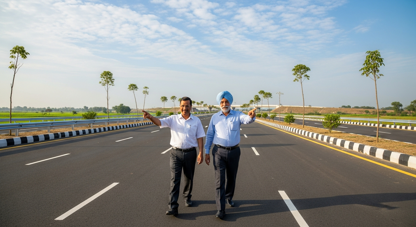 Punjab's Infrastructure Boost: Kejriwal Highlights Road Development