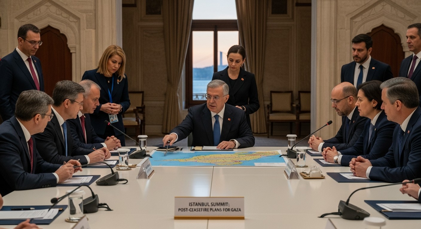 Istanbul Summit: Ministers Discuss Post-Ceasefire Plans for Gaza