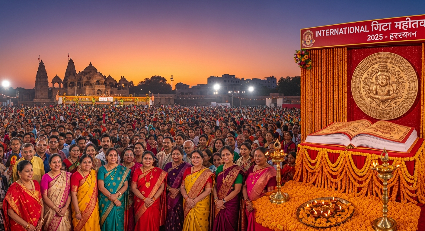 Haryana Gears Up for 2025 International Gita Mahotsav