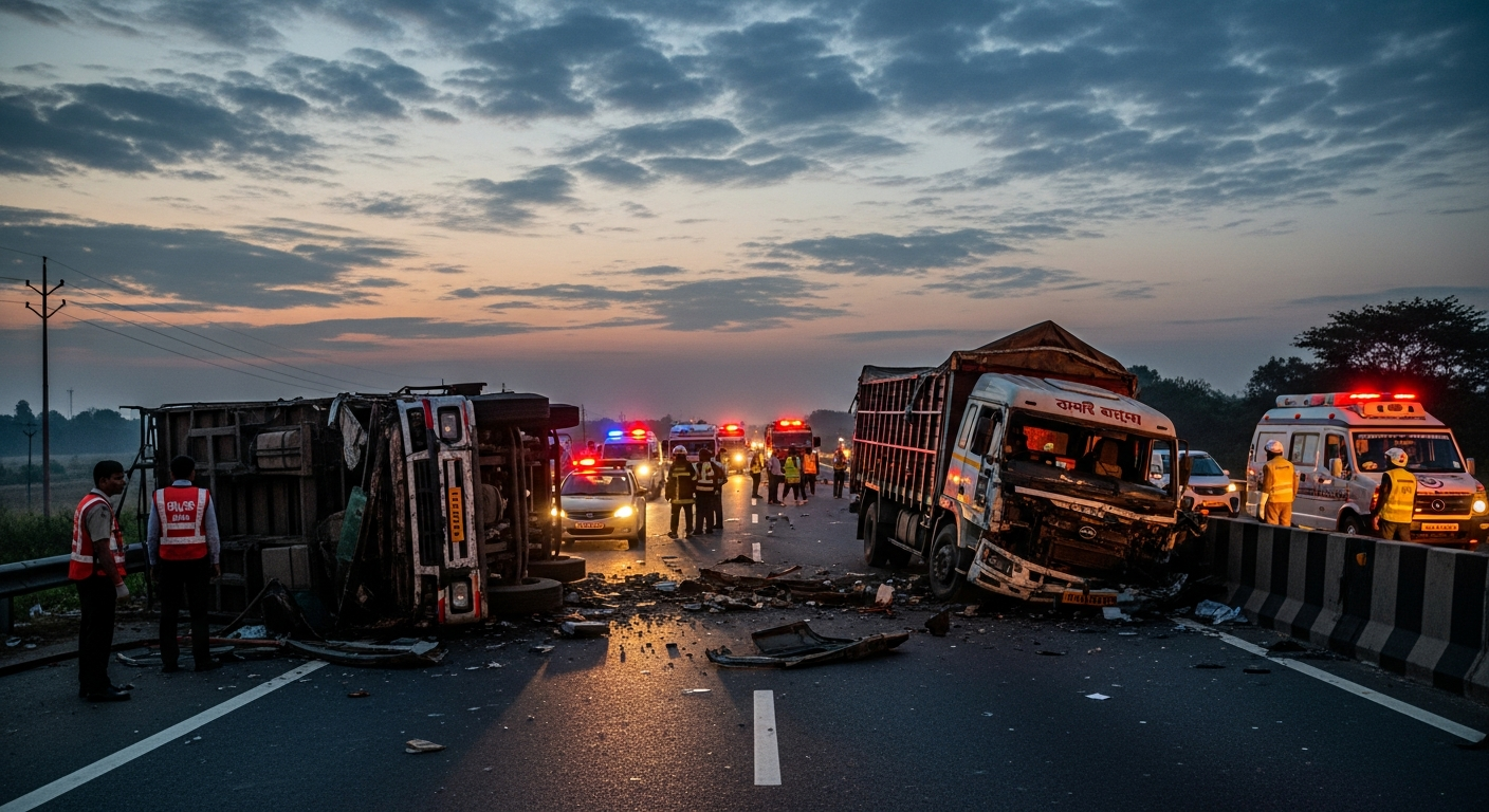 Telangana Tragedy: Truck Collision Claims 20 Lives