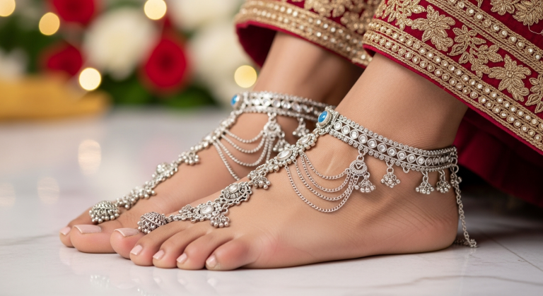 Stunning Silver Payal Designs for Brides: A Guide to the Latest Trends