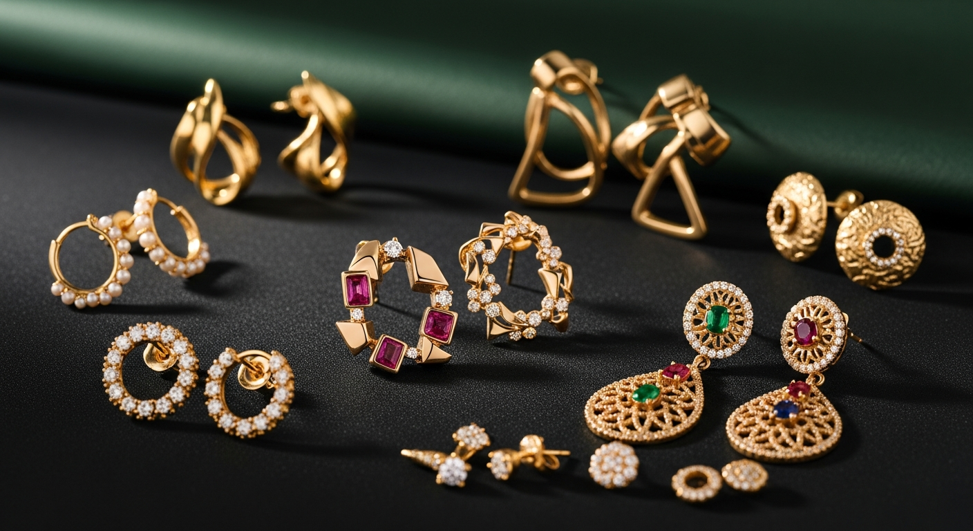 Gold Earring Designs 2025: Trending Styles to Elevate Your Look