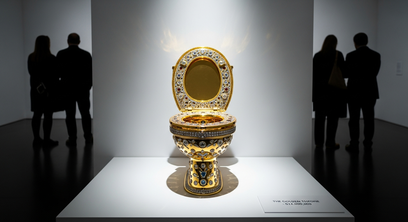 Golden Toilet Seat: A $10 Million Throne Captures Global Attention