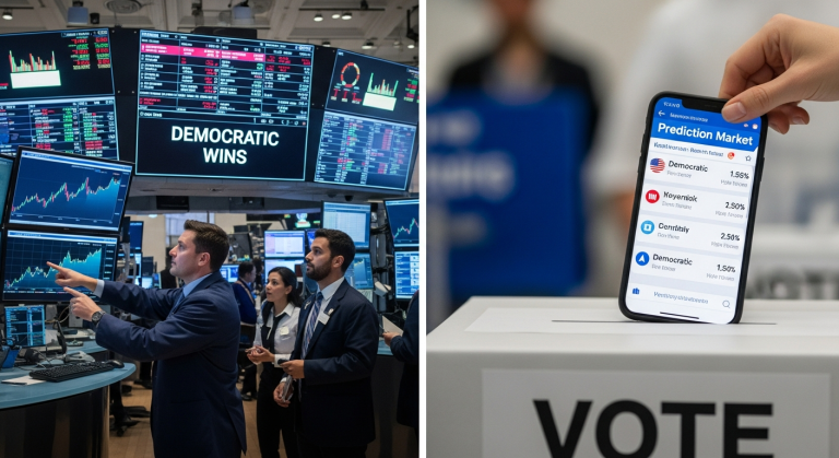 Prediction Markets Predict Democratic Wins in Key Election Day Races