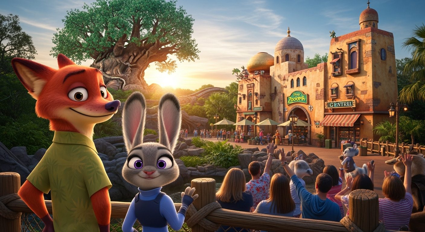 Zootopia Comes to Life: New Show Debuts Amidst Animal Kingdom's Transformation