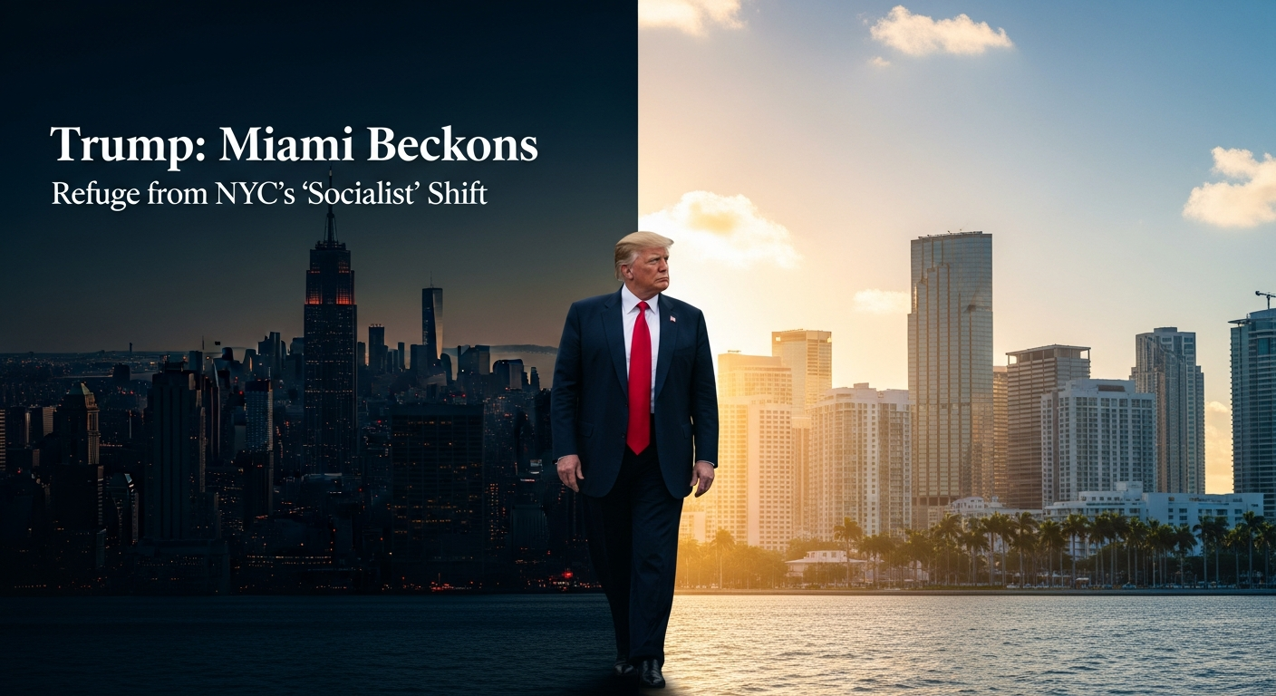 Trump: Miami Beckons as Refuge from NYC's 'Socialist' Shift