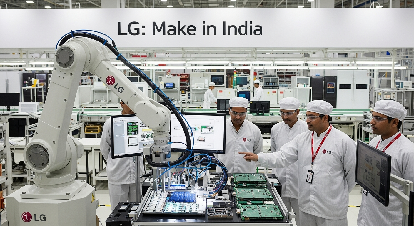 LG's 'Make in India' Push: Investing in Electronics Manufacturing and R&D
