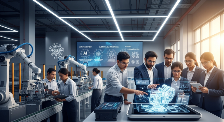 India's Manufacturing Ascent: AI, Collaboration, and Sustainable Practices