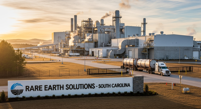 New Rare-Earth Factory in South Carolina Aims to Break China's Grip