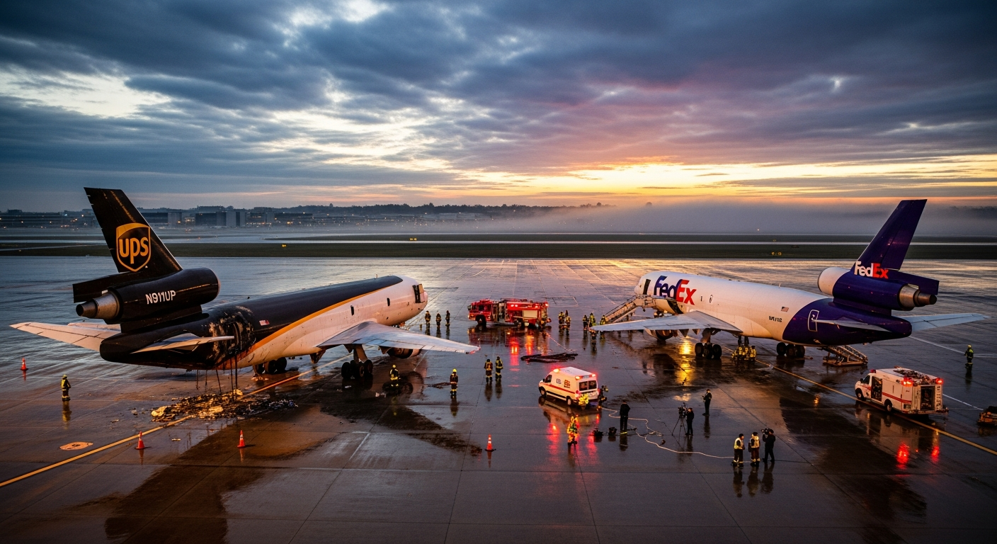 UPS, FedEx Ground MD-11s After Deadly Louisville Plane Crash