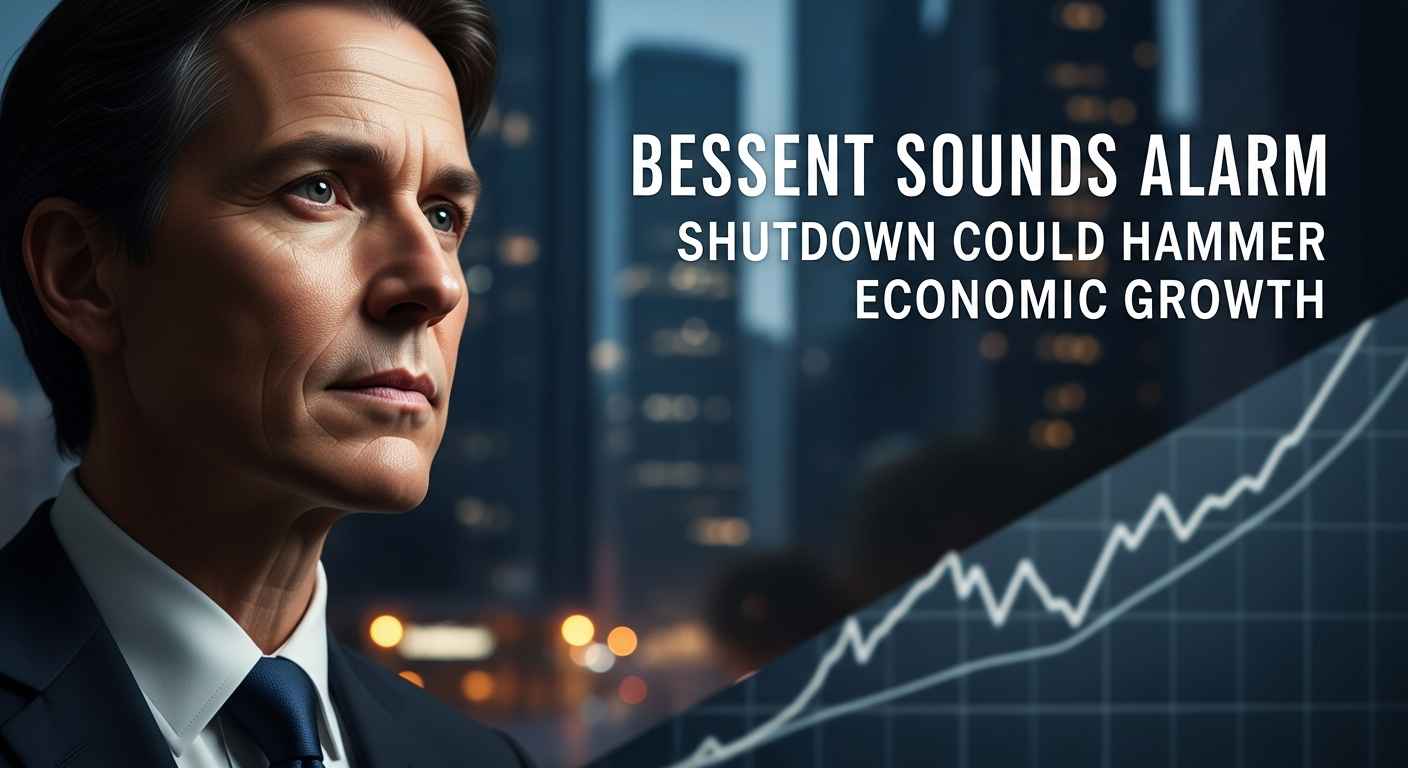 Bessent Sounds Alarm: Shutdown Could Hammer Economic Growth