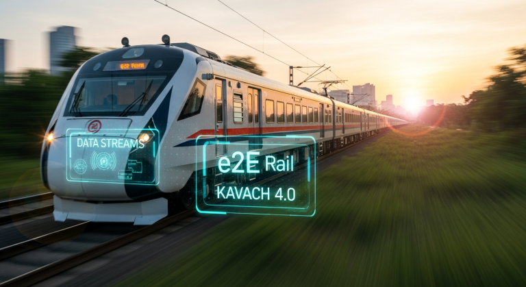 India's Rail Tech Revolution: e2E Rail and Kavach 4.0