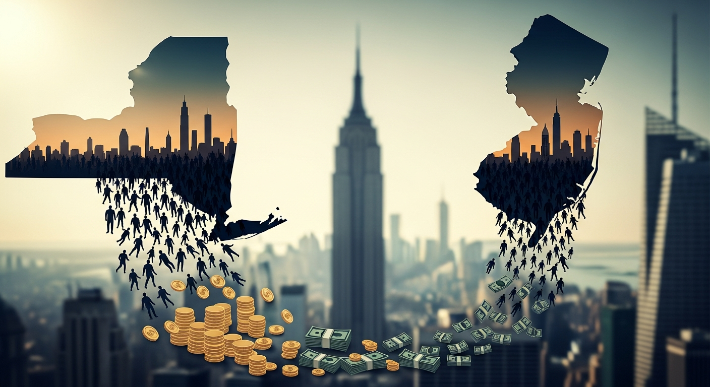 Exodus: New York, New Jersey Bleed Billions as Residents Seek Lower Taxes