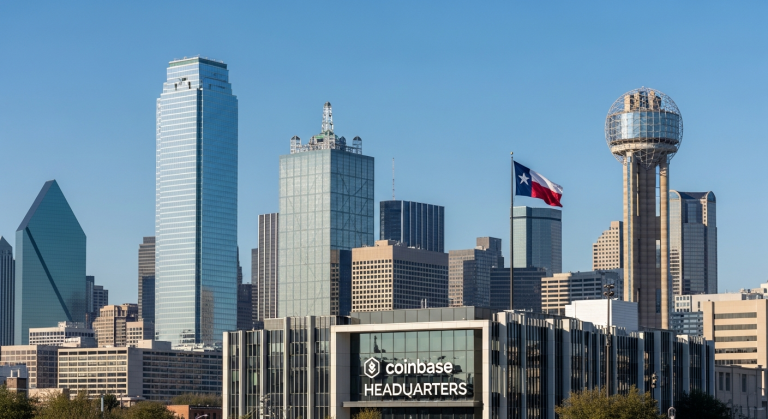 Coinbase Chooses Texas for New HQ, Citing Favorable Business Climate