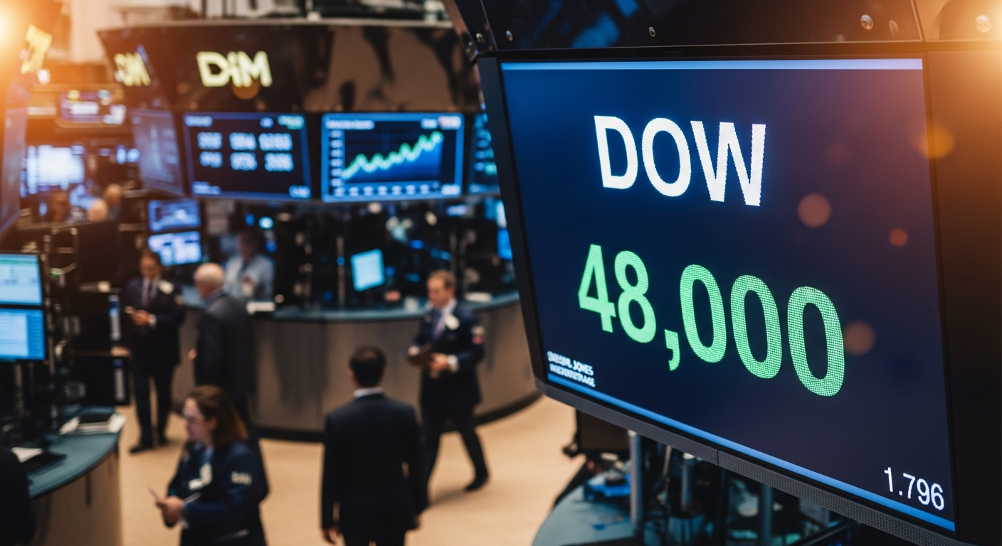 Dow Hits 48,000 Milestone Amid Market Optimism