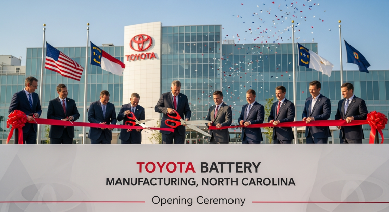 Toyota's $13.9B Battery Plant Opens in NC, Boosting US Manufacturing