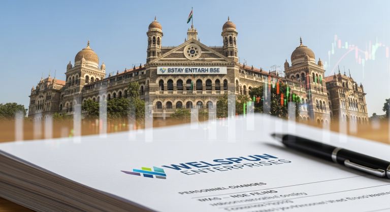 Welspun Enterprises Announces Personnel Changes, Filing with NSE