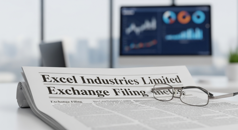 Excel Industries Limited: Newspaper Publication Filed with Exchange