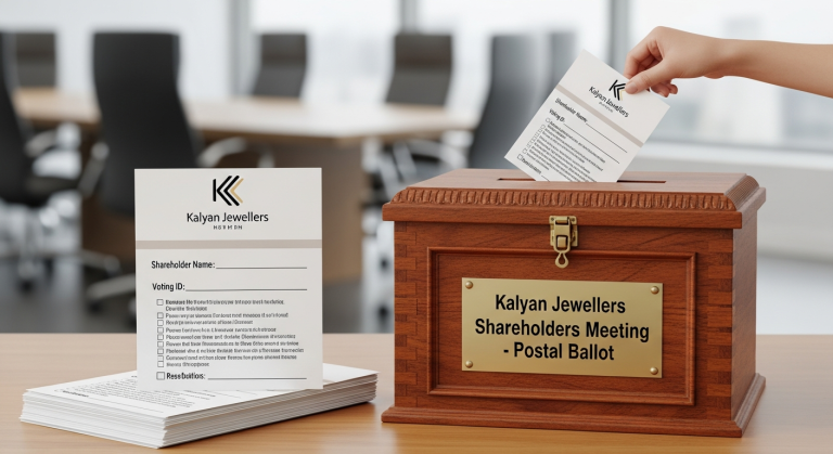 Kalyan Jewellers Announces Shareholders Meeting via Postal Ballot