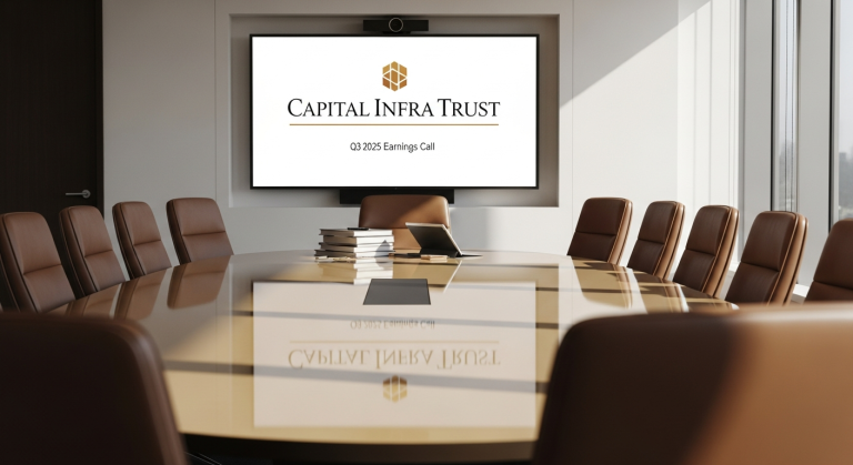 Capital Infra Trust Announces Earnings Call for Q3 2025