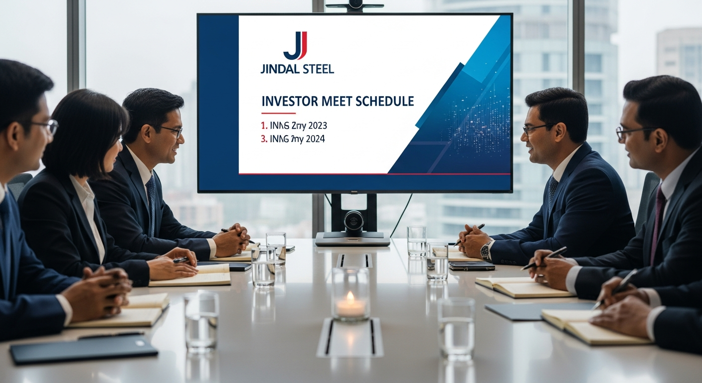 Jindal Steel Announces Investor Meet Schedule
