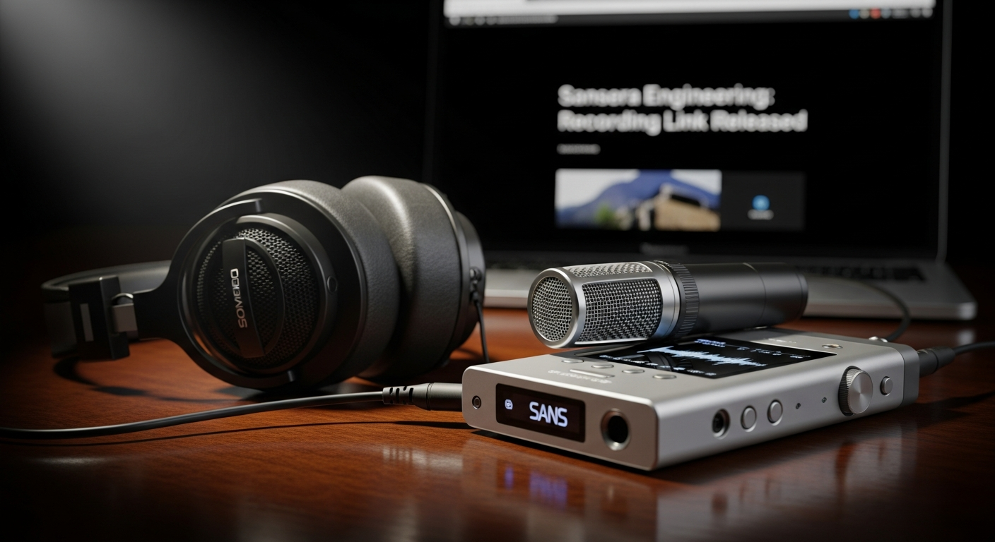 Sansera Engineering: Recording Link Released