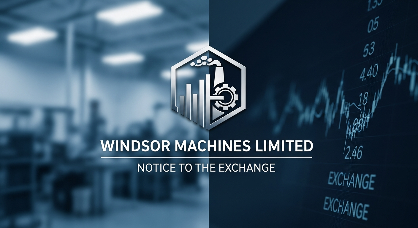 Windsor Machines Limited: A Notice to the Exchange