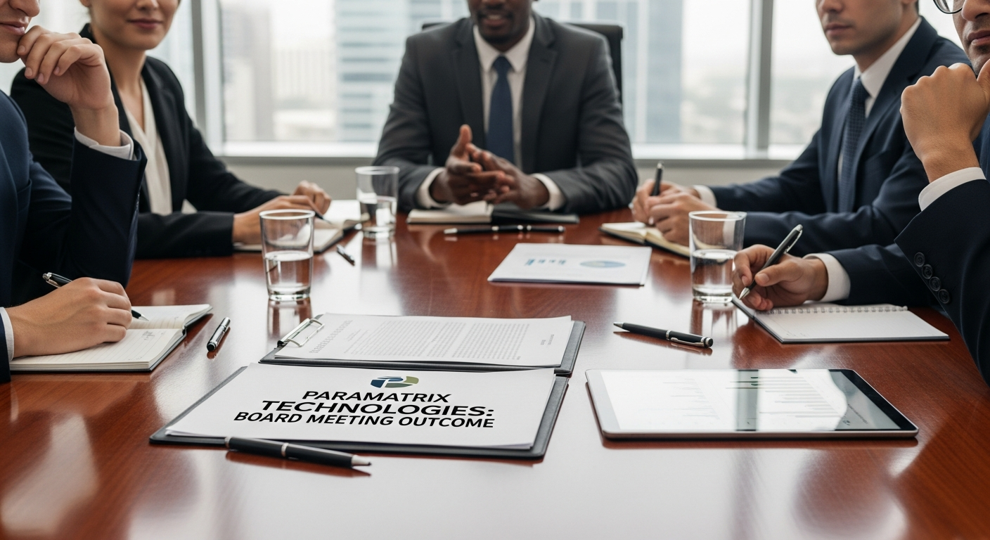 Paramatrix Technologies: Board Meeting Outcome Announced