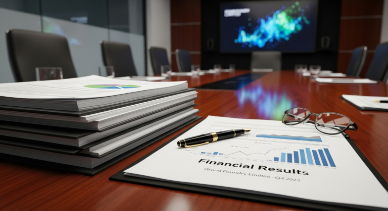 Grand Foundry Limited: Financial Results Filed After Board Meeting